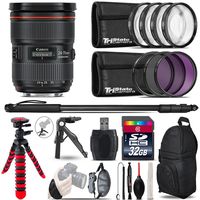 Canon 18-55mm IS STM Lens + 32GB Class 10 High Speed Memory Card + 58mm UV Filter + Lens Cap Holder + Cleaning Brush + Air Cleaner + Cleaning Kit - International Version