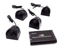 SZDALOS Bird View Camera System for RV/Motorhome/Camper with 4 HD Bus Cameras