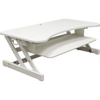 Lorell 99902 Active Office Monitor Riser, 16" x 37.5" x 20.5", White