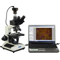 OMAX 40X-2000X Darkfield Trinocular Compound Biological LED Microscope with 1.3MP USB Camera