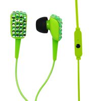 Craig Electronics CHP4831-GR Bling Ear Buds with Microphone, Green