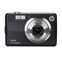HP PW550 12 MP Digital Camera with 5X Optical Zoom and 2.7-Inch LCD (Black)