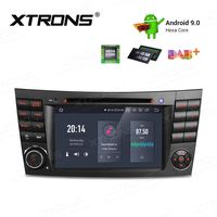 XTRONS Android 9.0 Car Stereo Radio DVD Player 4G RAM 64G ROM Hexa Core GPS Navigation 7 Inch Touch Screen Head Unit Supports Bluetooth Backup Camera OBD2 TPMS HDMI for Mercedes Benz E-Class W211 219