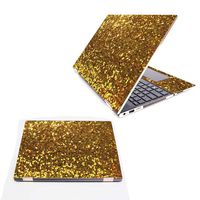 MightySkins Skin Compatible with HP Spectre x360 15.6" (2018) - Gold Dazzle | Protective, Durable, and Unique Vinyl Decal wrap Cover | Easy to Apply, Remove, and Change Styles | Made in The USA
