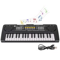 Electronic Piano Keyboard, 37 Key Music Keyboard Piano for Kids, Portable Musical Instrument Multi-function Keyboard for Kids Piano Music Teaching Toys 
