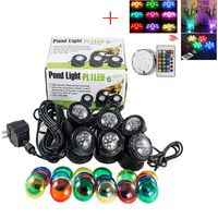 Set of 6 Jebao 12-LED Submersible Underwater Pool Pond Fountain Lights PL1LED USA Seller