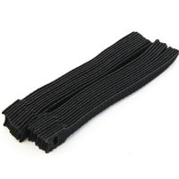 20 pcs Reusable 8 Inches Fastening Zip Cable Ties Straps Hook and Loop Adjuststable Securing Cord Management