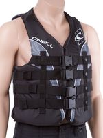 O'Neill Mens Superlite USCG Life Vest 6XL Black/Black/Smoke (4723)