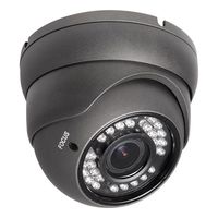 BW BWT3CM 1/3 CMOS 960H 800TVL HD Day and Night 2.8-12mm 36pcs Infrared LEDs Vari-Focal Korea Grey Dome Camera with IR-Cut Function Outdoor or Indoor Use