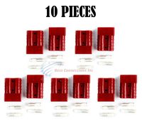 8 Gauge Power Ground Quick Disconnect Battery Trailer Jumper Red SB50-10 PCS