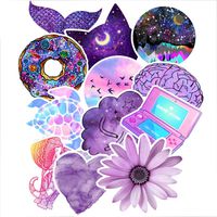 ALAIX Waterproof Cute Stickers Vinyl Decal Teen Girls Boys Sticker for Phone Waterbottle Car Laptop Luggage Skateboard Motorcycle Bicycle Guitar(50 Pcs)