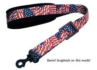 USA Flag padded Saxophone strap with locking swivel snaphook for Alto Tenor or Soprano Sax Model SSXW by Legacystraps