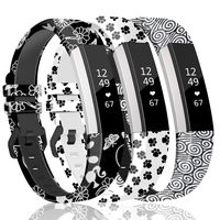 ZEROFIRE Band Compatible with Fitbit Alta and Alta HR Replacement Wristband Adjustable Silicone Sports Watch Band for Men Women Colorful Printing Straps, Standard Size for 5.5"-8.1" Wrists, No Tracker