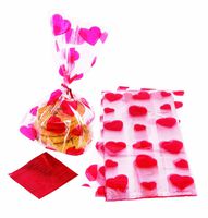 PMU Valentines Treat Bags, Valentines Party Treat Bags, Valentine Gift Bags, Valentines Goodie Bags, Hearts Goody Bag (20/pkg), Pkg/1