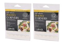 Lineco Acid Free .5 inch Ivory Color Photo Corner. Easily and safely mount your Art, Photos, Craft, Great for Scrapbooking, DIY, Gifts, Décor. Each is a package of 252. Set of 2, total of 504 corners!