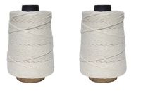 Regency Wraps RW091 Cooking Butcher's Twine for Meat Prep & Trussing Turkey, 100% Cotton, 16 Ply, 2-Pack,Natural