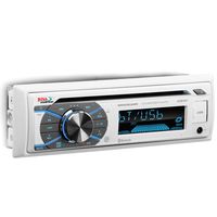BOSS Audio Systems White NO Detachable FACE Audio MR508UABW Boss Mp3/Cd/Am/Fm/Bt Receiver