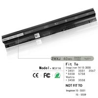 ZWXJ Laptop Battery M5Y1K (14.8V 40wh) for Dell Inspiron 3451 3551 3567 5555 5558 5758 M5Y1K Vostro 3458 3558 Inspiron 14 15 3000 Series 453-BBBR HD4J0 07G07