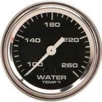 Mechanical Water Temperature Gauge, 2-1/16 Inch, Black