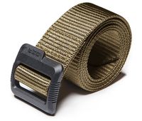 CQR Tactical (Pack of 1) Duty Nylon Webbing EDC Military Belt, Flip Tab(mzt01) - Khaki, S(w28-30)