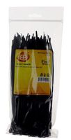 Heavy Duty Nylon Zip Ties 50 LB Tensile Strength | Plastic Zip Straps for Cable/Wire Management, Baggage Sealing - Indoor and Outdoor UV Resistant - 100 Straps Set (Black) (8 in)