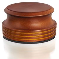 TunePhonik Wooden Record Weight Stabilizer for Vibration Dampening of Turntables and Vinyl LPs