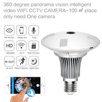2018 New Design LED Lighting Home Security Monitor System , VR bulb camera, Wireless Home Security IP Camera Light Bulb System, 360 Degree Fisheye Lens Wifi Video Digital Security Camera