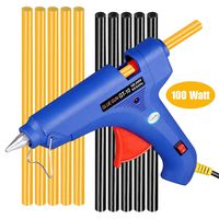Winsall Hot Glue Gun, 100W Hot Melt Glue Gun with 10pcs Glue Sticks, High Power Heating Glue Gun for DIY, Home Quick Repairs, Dent Repair, Artistic Creation, More