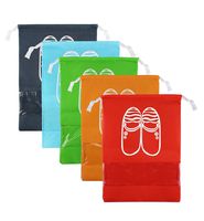 Zmart Travel Shoe Bags Non-Woven Storage for Men Women Pouch Packing Organizers