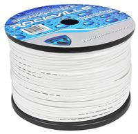 Rockville R14G500MSW 500 Foot Spool Marine Waterproof 14 AWG Speaker Wire White