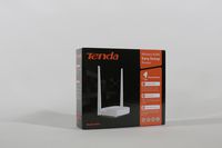 Tenda N301 N300 Wireless Wi-Fi Router, Easy Setup, Up to 300Mbps, White