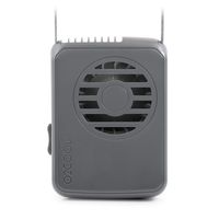 O2COOL Deluxe Necklace, Gray Personal Fan, Universal, Grey