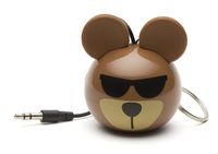 KitSound Mini Buddy Universal Speaker with 3.5mm Jack Compatible with Smartphones, Tablets and MP3 Devices - Bear