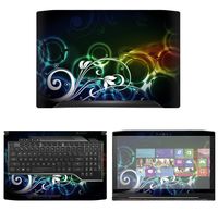 decalrus - Protective Decal Rainbow Skin Sticker for Asus ROG Strix GL503 (Hero Edition) (15.6" Screen) case Cover wrap ASrogGl503_15-120