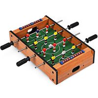 Giantex 20" Foosball Table, Easily Assemble Wooden Mini Foosball Table Top w/Footballs, Soccer Table for Arcades, Game Room, Bars, Parties, Family Night