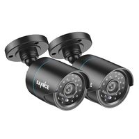 SANNCE 1500TVL CCTV Surveillance Camera System for Outdoor Home Security System,Smart IR Cut,Night Vision