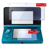 Insten 2 Pack Transparent Clear LCD Screen Protector Film Compatible With Nintendo 3DS (Set of 2 - Top and Bottom Cover)