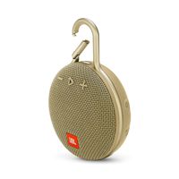 JBL JBLCLIP3SAND Clip 3 Portable Waterproof Wireless Bluetooth Speaker - Sand (Renewed)
