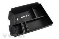 Vesul Armrest Center Console Tray Organizer Secondary Storage Box Divider Compatible with VW Volkswagen Atlas 2018 2019 2020