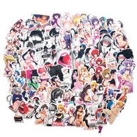 100Pcs Anime Sexy Girls Stickers for Hydro Flask, Cute Stickers Stuff,Waterproof Fashion Stickers for Adults, Water Bottle,Laptop,Phone,Car,Travel Durable Vinyl Decal(Bunny Girl)