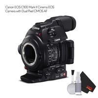 Canon EOS C100 Mark II Cinema EOS Camera 0202C002 with Dual Pixel CMOS AF (Body Only) - (International Version)