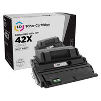 LD Compatible Toner Cartridge Replacement for HP 42X Q5942X High Yield (Black)