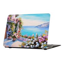 MacBook Air 13 Inch Case, Funut Matte Rubber Coated Soft Touch Plastic Hard Case Shell Fashion Style for MacBook Air 13.3 Inch A1466 A1369, Sea House