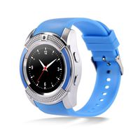 New Smart Watch Phone Round Dial with SIM Card Slot Calls Camera for Men Women,BAOSG Bluetooth Smart watch with Pedometer Sleep Monitor Fitness Tracker Wrist Watch for Android&IOS (Blue)