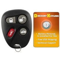 Discount Keyless Replacement Key Fob Car Remote Compatible with KOBUT1BT, 25665574, 25665575