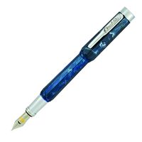 Conklin Nozac Piston Fountain Pen - Extra Fine Nib, Ohio Blue (CK75340:CK75347)