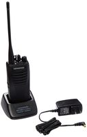 Kenwood TK-3400U16P ProTalk 16 Channel Compact UHF FM 2-Watts Portable Two-Way Radio, Wireless Cloning, 90 UHF Pre-Programmed Banked Frequencies, Range Up To 6 Miles, QT/DQT Encode/Decode