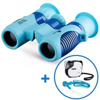 BNISE Binoculars for Kids Gift, Compact Design 8X21, Perfect for Bird Watching, Hunting, Stargazing and Outdoor Play, Include Mini Microscope and Neck Strap, Best Gift and Toys for Boys and Girls