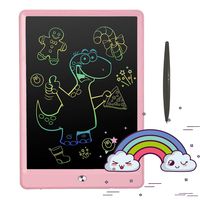 Pilipada LCD Writing Tablet Colorful Drawing Tablet, 10 Inches Light Drawing Board Doodle Pad, Early Educational Writing Board for Kids