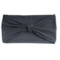 MoKo Versatile Lightweight Sports Headband, Breathable Sweat Wicking Multi-use Headwear, Elastic Knotted Hair Band Soft Turban Head Wrap, for Workout, Running, Yoga, Fitness, Casual etc. - Indigo